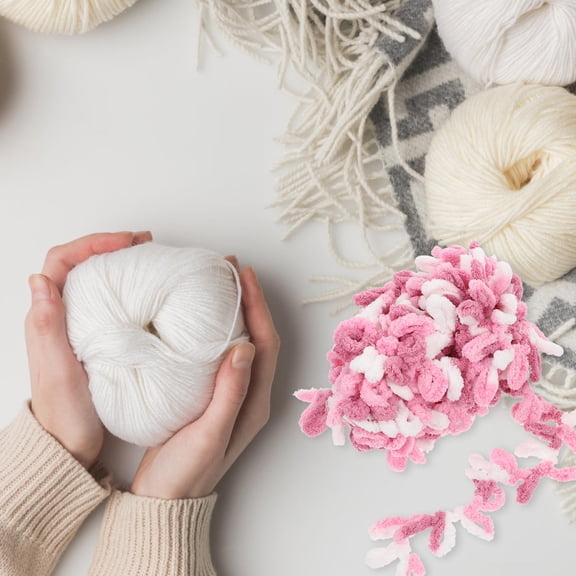 Luxshiny Crafts Wool Soft Woolen Yarn for Knitting Sweaters Clothing and Handmade Accessories