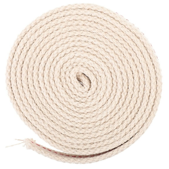 Luxshiny Oil Lamp Wick Cotton Burner Wick Light Brown for Kerosene Lamps Smooth Stable Flame