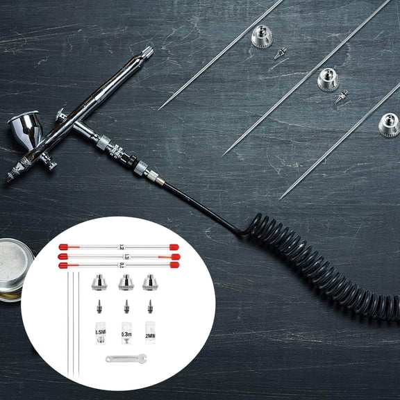 Luxshiny 1 Set Airbrush Painting Supplies Airbrush Tool Replacement Parts Stainless Steel for Art Creation Back to School