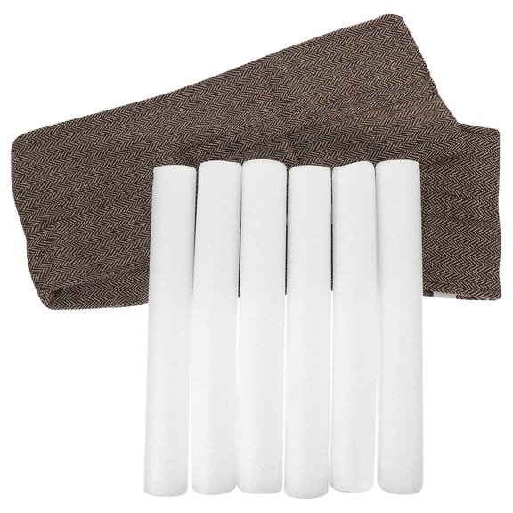 Luxshiny Door Draft Stopper Set for Apartment Noise Reduction, Dual-Sided Coffee Oxford Fabric, Ideal for Homeowners