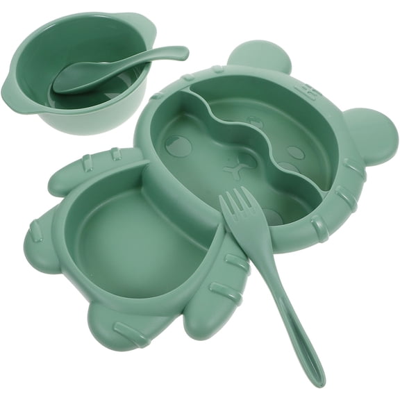 Luxshiny 1 Set Toddler Divided Plates PP and Small Meal Separation