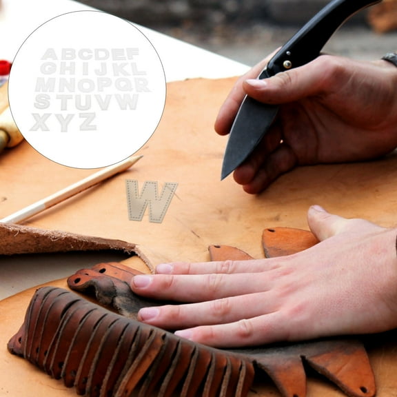 Luxshiny 1 Set Craft Stencils Templates Acrylic White for DIY Crafts Tool