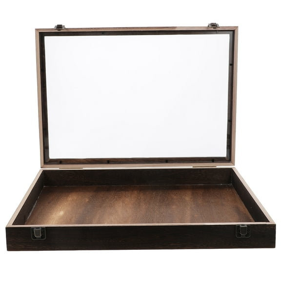 Luxshiny 1 Set Dried Flower Display Case with Rectangular Shape 17.7x12.6x2.4in