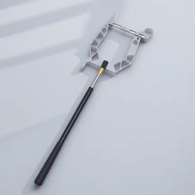 Luxshiny 1 Set Floating Telescopic Boat Hook Stainless Steel Black Eliminates Risk of Mooring Boat Falling into Water