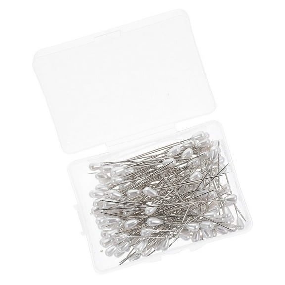 Luxshiny 1 Set Jewelry Making Pins Straight Pins White Steel for Artisans Knitting