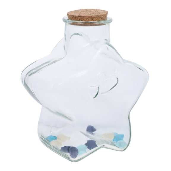 Luxshiny 1 Set Paper Star Strips in Blue Gradient for DIY Accessories Decoration