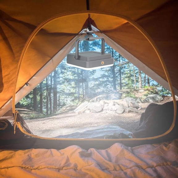 Luxshiny 1Set Portable Tent Lights Camping Hanging LED Lantern for Outdoor Use Black Lightweight Design