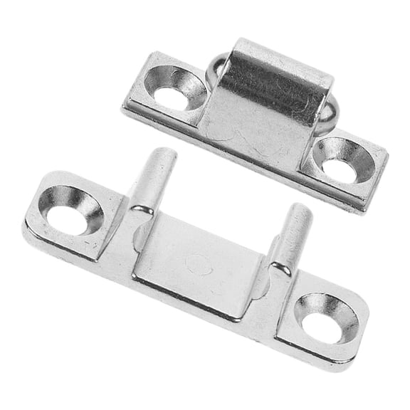 Luxshiny 1 Set Range Hood Mounting Hardware Metal Cabinet Door Latches for Homeowners Easy Use in Kitchen