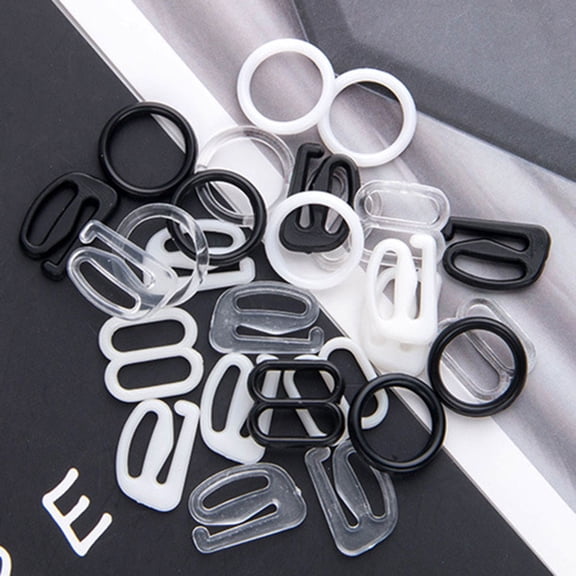 Luxshiny 1 Set Transparent Plastic Clip Adjuster Buckle Durable Design for Shoulder Straps and Accessories