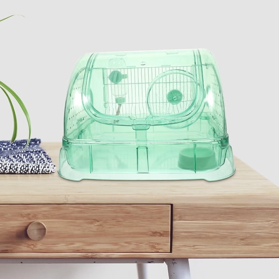 Luxshiny 1 Set of Chinchilla Cage Plastic Wall Mounted Light Degree Panoramic View for Indoor Use