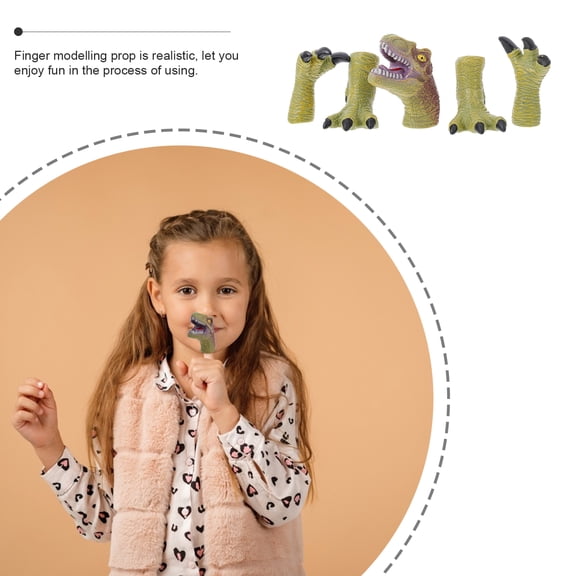 Luxshiny 1 Set of Dinosaur Hand Puppet Interactive Play for Imagination Activities in Family Interaction