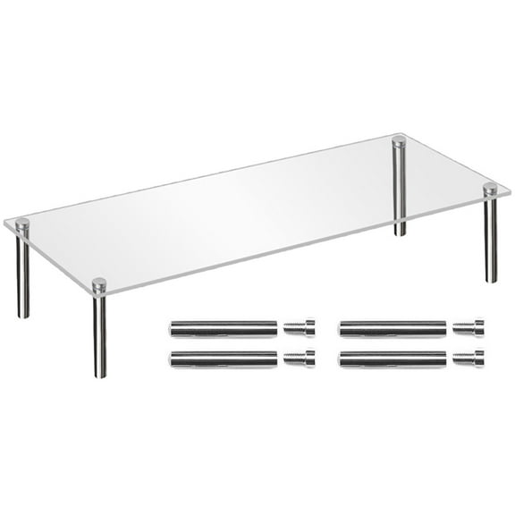 Luxshiny Acrylic Rectangular Cake Stand Set, Multi-Functional Dessert Display for Home and Party Use