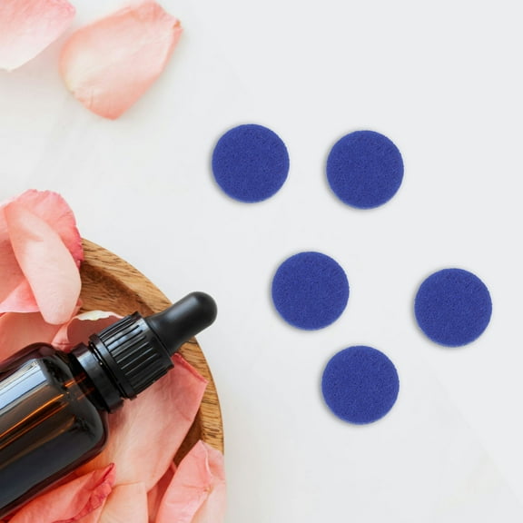 Luxshiny 100pcs Essential Oil Diffuser Mat with Scenting Pads Blue Fragrance Release for Home Use