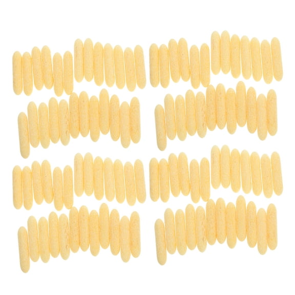 Luxshiny 100Pcs Light Yellow Paint Pen Tips Replacement with Universal Fit for Marker Pens