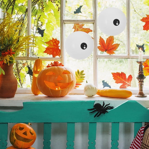 Luxshiny 100Pcs Party Latex Balloons Eyeball Style Assorted Colors for Festive Decor