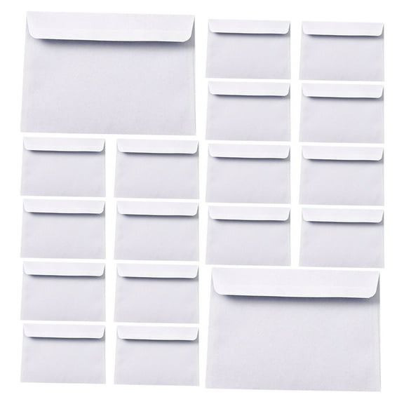 Luxshiny 100Pcs White Letter Sized Envelopes with Self Adhesive Closure for Secure Mailing and Document Safety