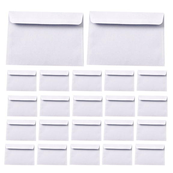 Luxshiny 100pcs Legal Envelopes For Business Documents White Paper Self Sealing Professional Design