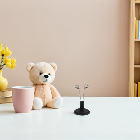 Luxshiny 10Pcs Black Adjustable Model Stands for Displaying Action Figures Dolls Puppets