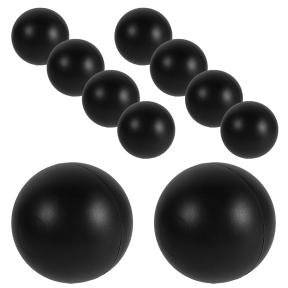 Luxshiny 10Pcs Black Floating Pond Shade Balls Water Evaporation Control Spheres for Garden Ponds