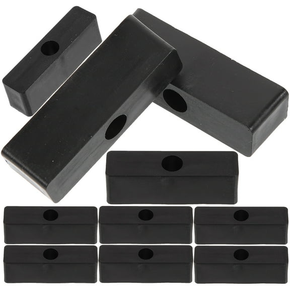 Luxshiny 10Pcs Black Sliding Window Locks Security Bar for Horizontal and Vertical Window Safety