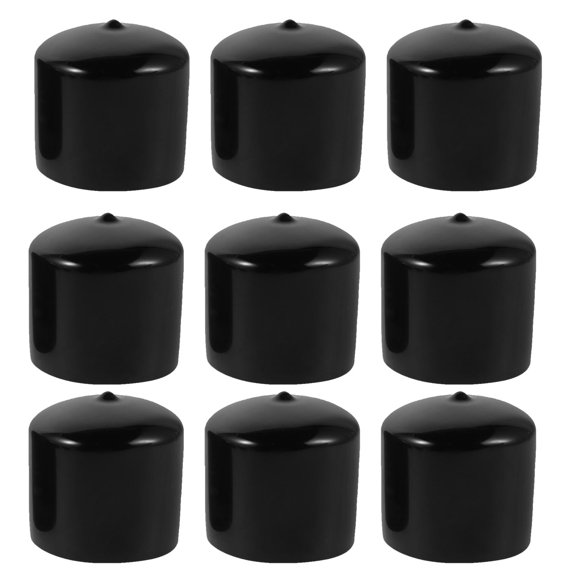 Luxshiny 10Pcs Black Rubber Hub Seal Caps Trailer Wheel Bearing Dust Caps Protector