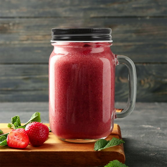 Luxshiny 10Pcs Canning Lids Regular Mouth Black Metal Airtight Seal For Food Preservation Home Users