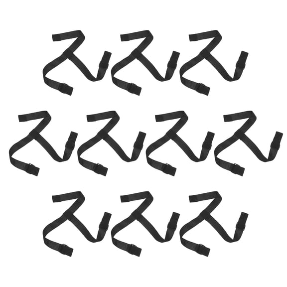 Luxshiny 10Pcs Comfortable Adjustable Headlamp Strap Replacement Bands for Work and Outdoor Use