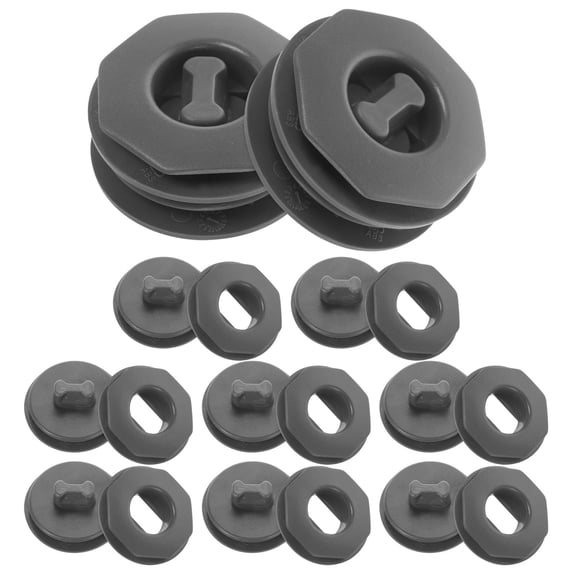 Luxshiny 10-Pack Floor Mat Clips for Car Carpet Fixing, Anti-Skid Secure Clamps, Easy to Install and
