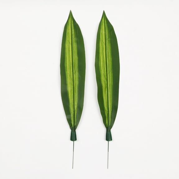 Luxshiny 10-Pack Artificial Green Leaf Cloth Plants for Wedding Centerpieces, Home Decor, Floral Arrangements and Craft Projects