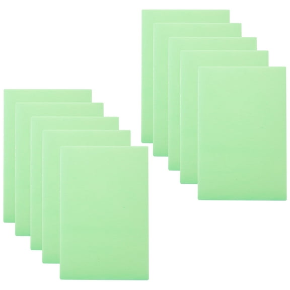 Luxshiny 10Pcs Green Foam Sheet Boards for Craft Projects and Handmade Decorations