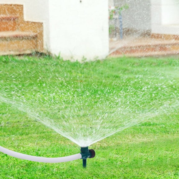 Luxshiny 10- Plastic Sprinkler Stake Bases with Multiple Sprinkler Connections for Effective Garden Watering Coverage