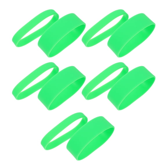 Luxshiny 10Pcs Heat Resistant Silicone Tape for Sublimation DIY with Strong Adhesion Green