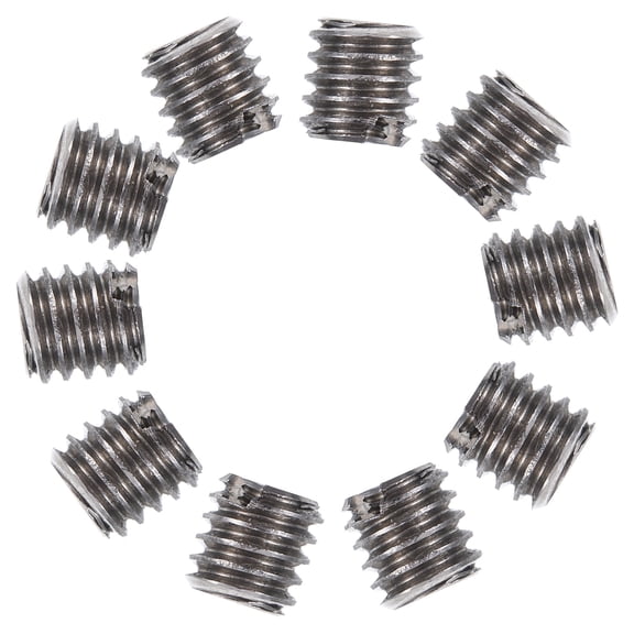 Luxshiny 10Pcs M2xM4x4mm Threaded Inserts for Furniture and Metal Accessories Projects