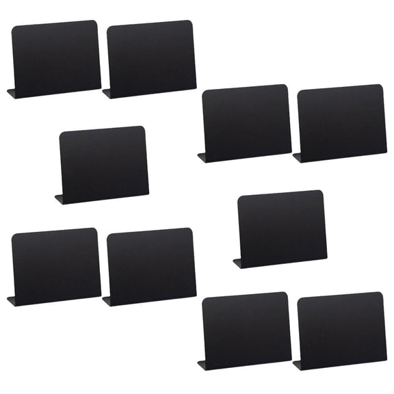 Luxshiny 10Pcs Multifunctional Blackboards for Message Writing Desktop Display