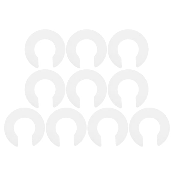 Luxshiny 10Pcs Refrigerator Door Hinge Shims White Plastic for Quick Home Fridge Door Adjustment and Gap Filling