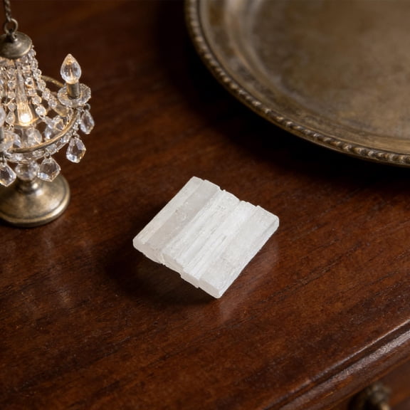 Luxshiny Selenite Crystal Wands White Natural Moroccan Home Decor Elegant Accent 10Pcs