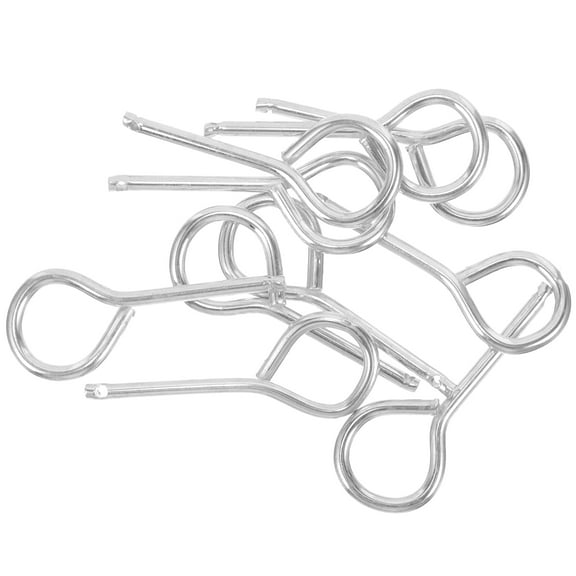 Luxshiny 10Pcs Fire Equipment Pull Pins Metal Lock Pins Replacement Set