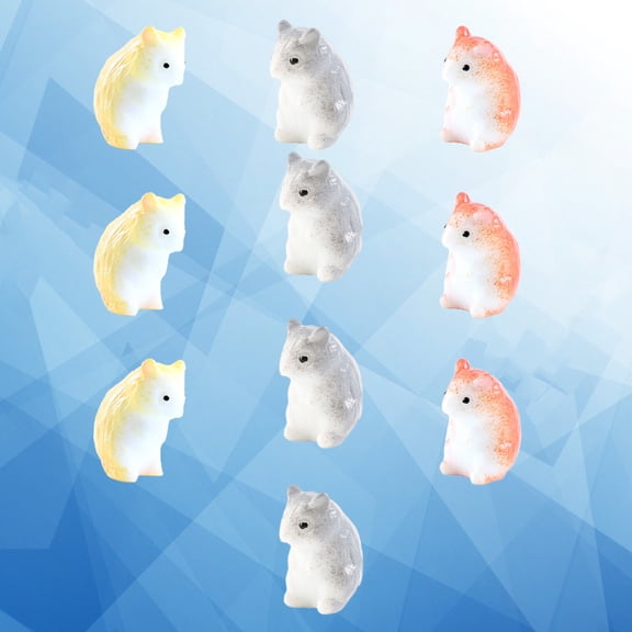 Luxshiny Small Resin Mice for Cake Decorating, Assorted Colors, Premium Supplies