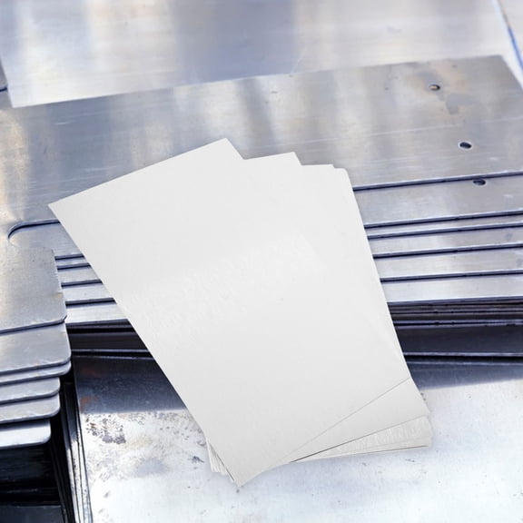 Luxshiny 10Pcs Sublimation Aluminum Plates Metal Nameplates for Heat Transfer Crafting Projects