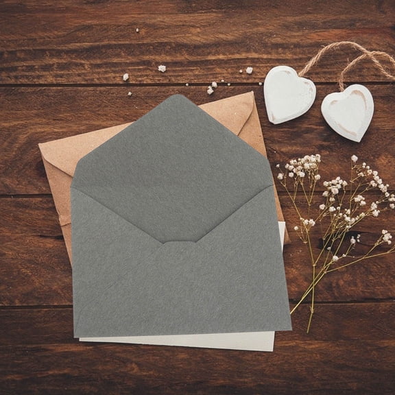 Luxshiny 10Pcs Vintage Style Antique Paper Envelopes for Writing Use Assorted Color Elegant Design