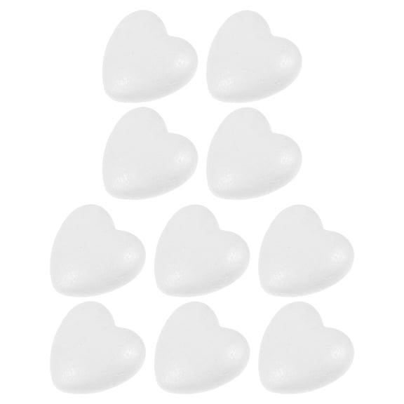 Luxshiny Set of 10 -Shaped Polystyrene Foam for Crafting, Painting, and Creative Art Projects