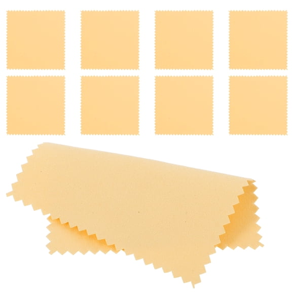 Luxshiny 10Pcs Yellow Car Buffing Towels Soft Cloth Polishing Towels for Car Wax Applicator and Detailing