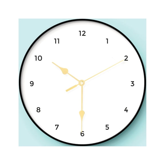 Luxshiny 10Sets Durable Aluminum Clock Pointer Set for Clock Decorating and Repair Golden