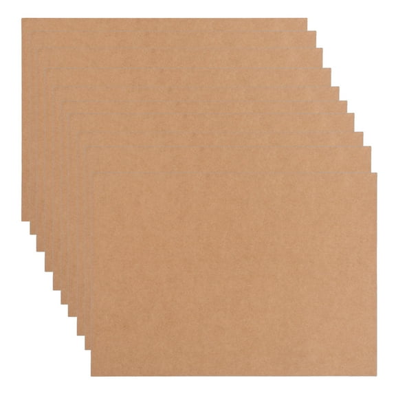 Luxshiny 10pcs Handmade Paper Binding Covers Chocolate Kraft Paper For Bookbinding Projects