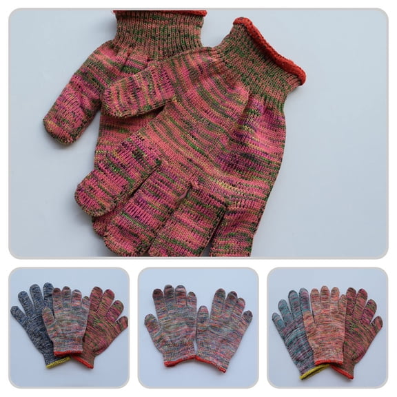 Luxshiny 12 Pairs of Crafting Gloves Durable Garden Gloves for Indoor Work Women Gardeners