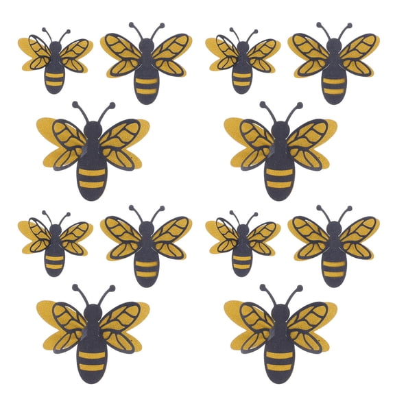 Luxshiny 12 Pieces of Bee Hive Wall Sticker Multi Paper Decorative Wall Stickers Craft Enthusiasts