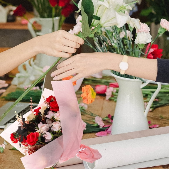 Luxshiny 120 Sheets of Paper Wrapping Paper Pink Wrapping for General Users