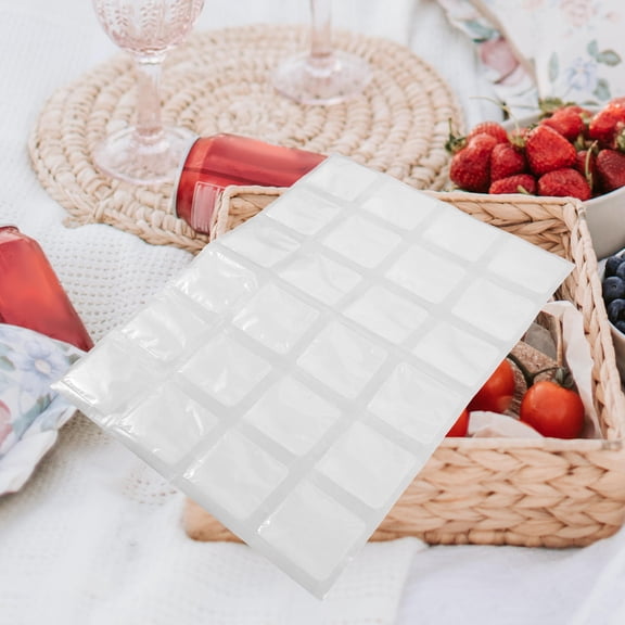 Luxshiny 120Pcs Dual Use Ice Packs for Freezer and Hot Cold Compress Storage Use