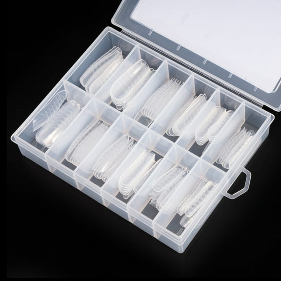 Luxshiny Nail Tip Stickers Fake Nails Full Cover 120pcs