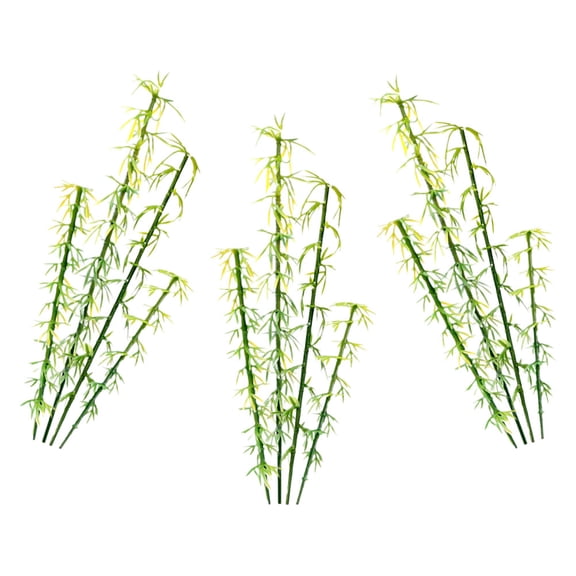 Luxshiny Fake Tree Miniature Trees Green Scene Decoration Architectural Models 12pcs